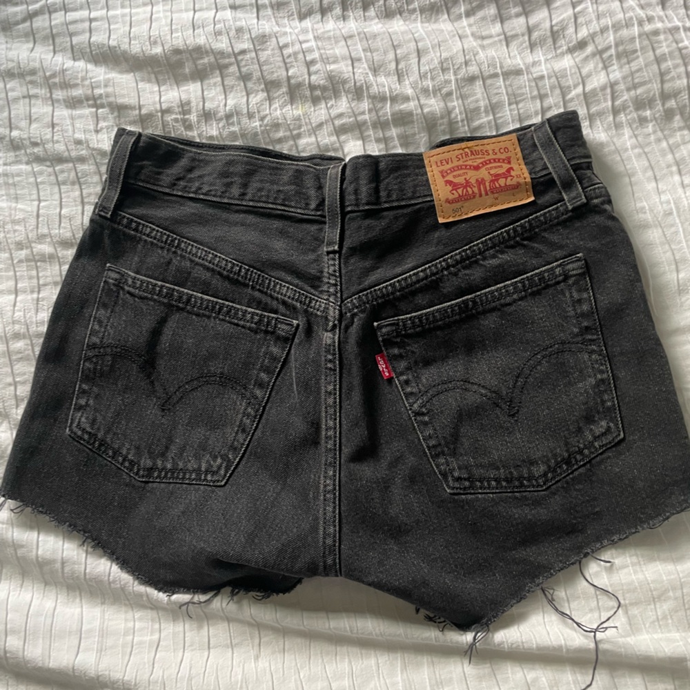 Black Levi shorts